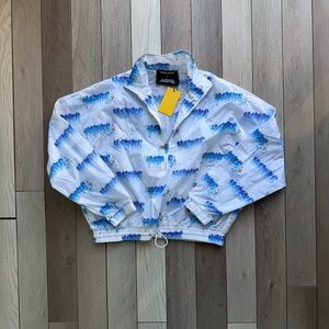 Bobblehaus x Audra half-zip windbreaker jacket